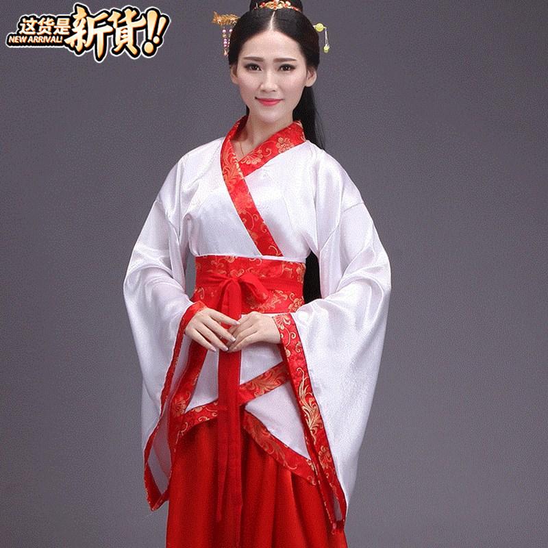 汉服演出服古典万圣节织女服装齐i腰女童大人中式戏曲服装新款舞在类目 女装/女士精品, 唐装/民族服装/舞台服装, 民族服装/舞台装中 - 来自Buy2taobao.com提供专业的淘宝代购服务
