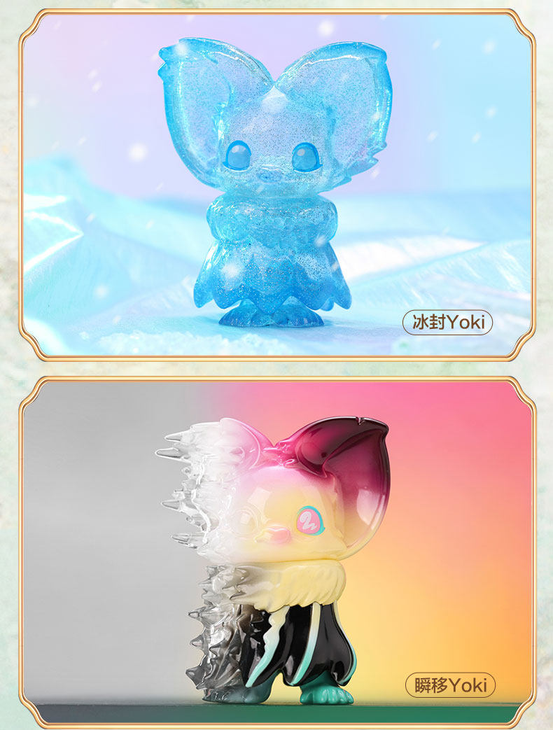 popmart泡泡玛特 yoki瞬间系列盲盒手办玩具潮流创意礼物摆件