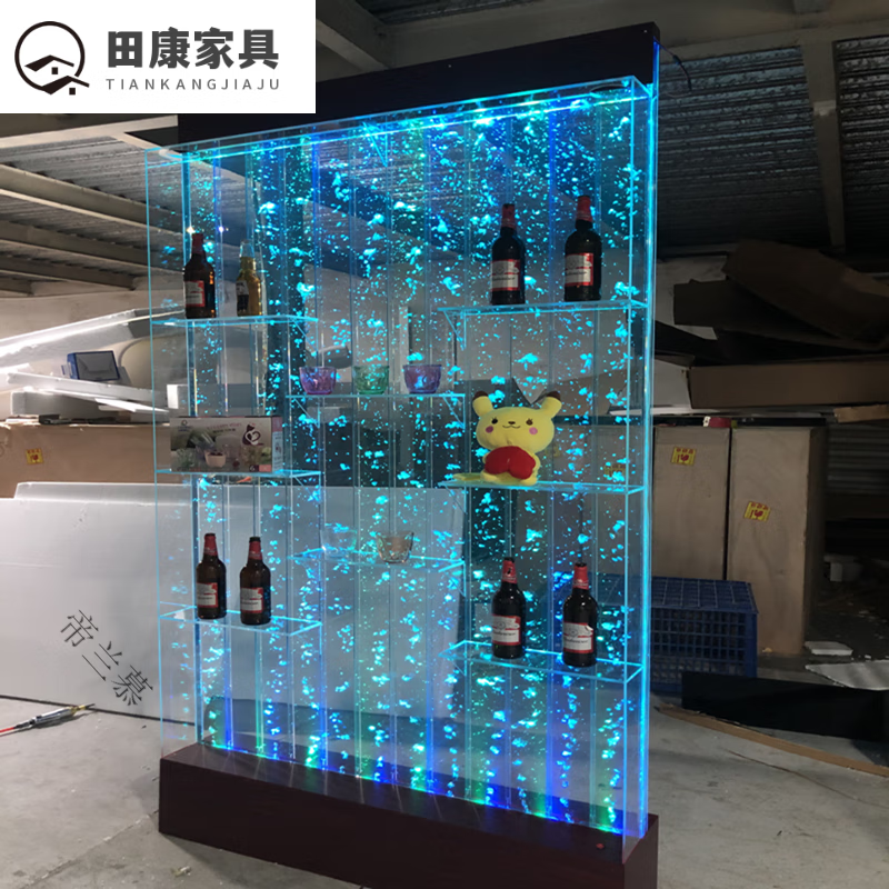 帝兰慕水幕墙水幕墙酒柜屏风客厅鱼缸装饰玄关隔断流水墙亚克力气高性价比高么？
