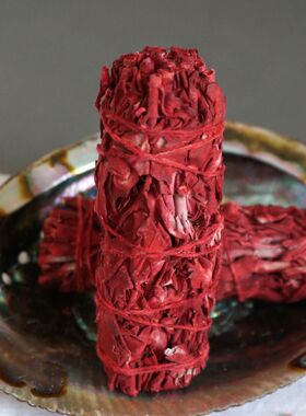 Dragons Blood Sage龙血竭草 红色白鼠尾草 加强空间清理净化香薰