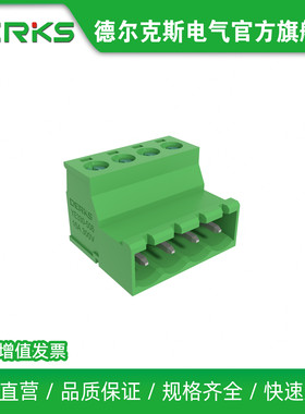 DERKS德尔克斯YE330-508接线端子座子免焊对接KF2EDGRK铜环保阻燃