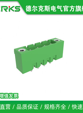 DERKS德尔克斯YE060-500/508焊接pcb接线端子直针带耳KF2EDGVM铜