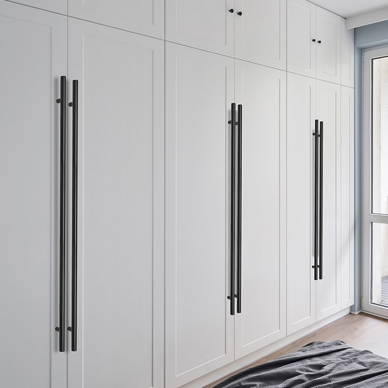 衣柜拉手现代简约高档隐形柜门抽屉柜子橱柜门把手手柄锌合金加厚