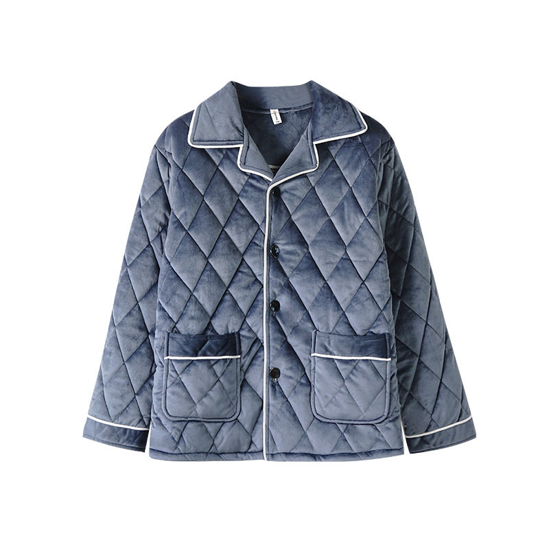 男士三层夹棉睡衣上衣单件冬季珊瑚绒加厚加绒开衫大码家居服套装,女士内衣/男士内衣/家居服,睡衣上装,淘宝优惠券,粉丝福利购,淘宝优惠卷