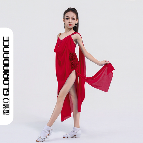 歌瑞亚舞服拉丁专业表演训练服