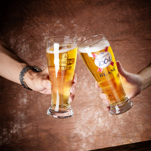 1664专用精酿啤酒杯商用朝日啤酒杯子麒麟酒杯青岛啤酒杯子德啤杯