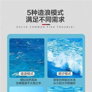 定制新款 创宁环流泵鱼缸造浪泵超静音小型冲浪泵鱼池潜水打浪器吹