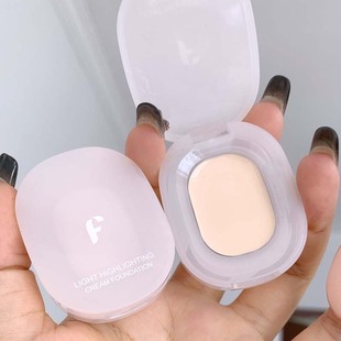 新款推荐faiccia嘭嘭高光膏哑光提亮肤色质地丝滑水润遮瑕膏