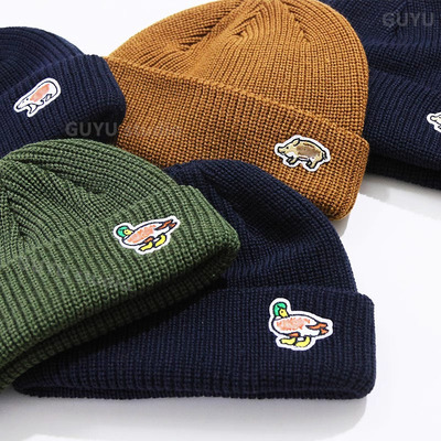 瓜皮帽针织帽百搭冬季