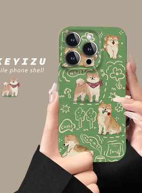 菲林壳适用红米k60手机壳高级感k60至尊版全包镜头k50硅胶k50pro新款女k40柴犬note12防摔note11可爱小狗pro