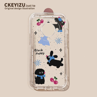 墨点腊肠小狗适用华为mate60pro手机壳新款女meta50pro软硅胶mate60rs保时捷设计mate40e透明mate30高级感男