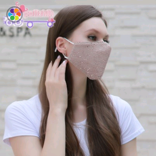 bling Rhinestone jewelry Cover face 闪亮mask水钻口罩Yashmak