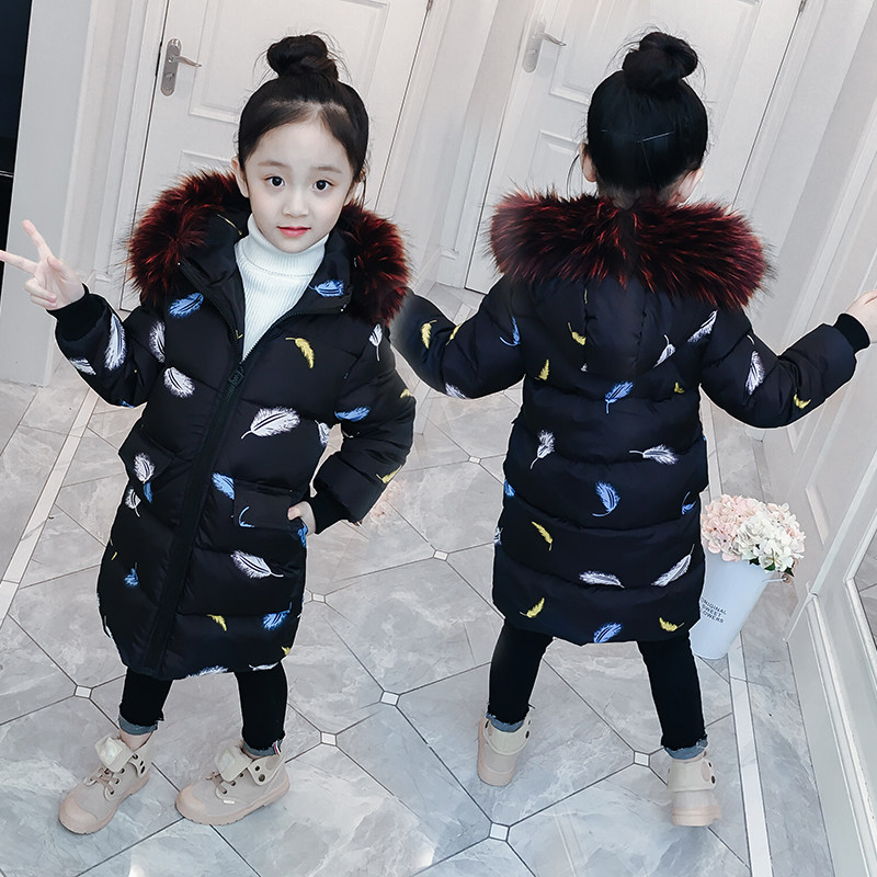 女童棉衣2019新款冬装中长款洋气童装中大童棉袄儿童加厚棉服外套|ruв категории Детская одежда, ватник/хлопок - от Buy2taobao.com для оказания профессиональной услуги покупки агента Taobao