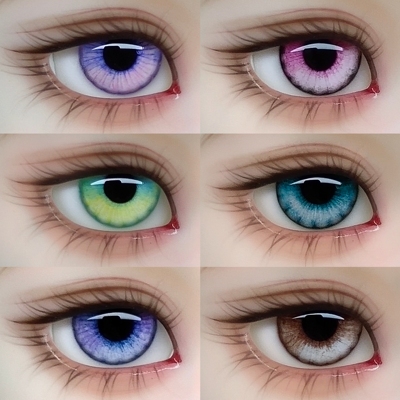 【云朵朵】盛夏系列 bjd眼珠真人风手刻眼纹 2对包邮工期约60天