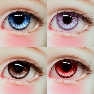 【泡芙梨梨】花影系列bjd眼珠 手刻眼纹款高透 ，3对包邮