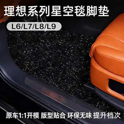 理想L9L8理想L7脚垫星空毯地毯
