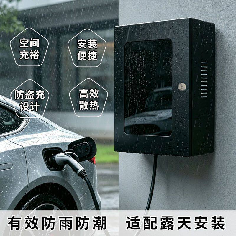 防雨密码锁充电箱壁挂充电桩保护