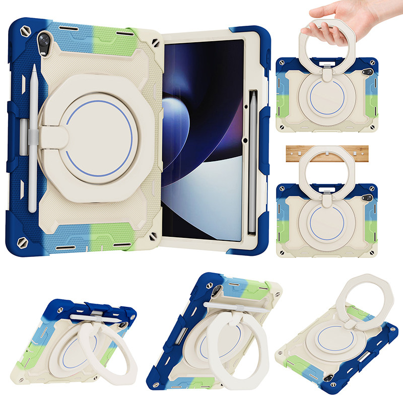 适用OPPO Pad保护套带笔槽手环持OPD2101平板电脑11英寸oppopad全包边软壳硅胶防摔旋转横竖支架挂肩背带绳