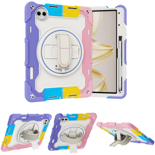 适用2025华为MatePad Pro12.2英寸保护壳带笔槽防摔MRDI平板MRO-W00/W20全包边软套硅胶旋转支架手持托挂肩绳