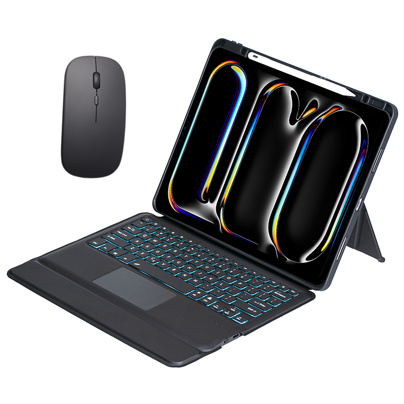 适用2025苹果ipadpro妙控键盘保护套Pro13平板10代9全包软壳air6/5/4智能蓝牙10.2分离式触摸板11寸12.9鼠标3
