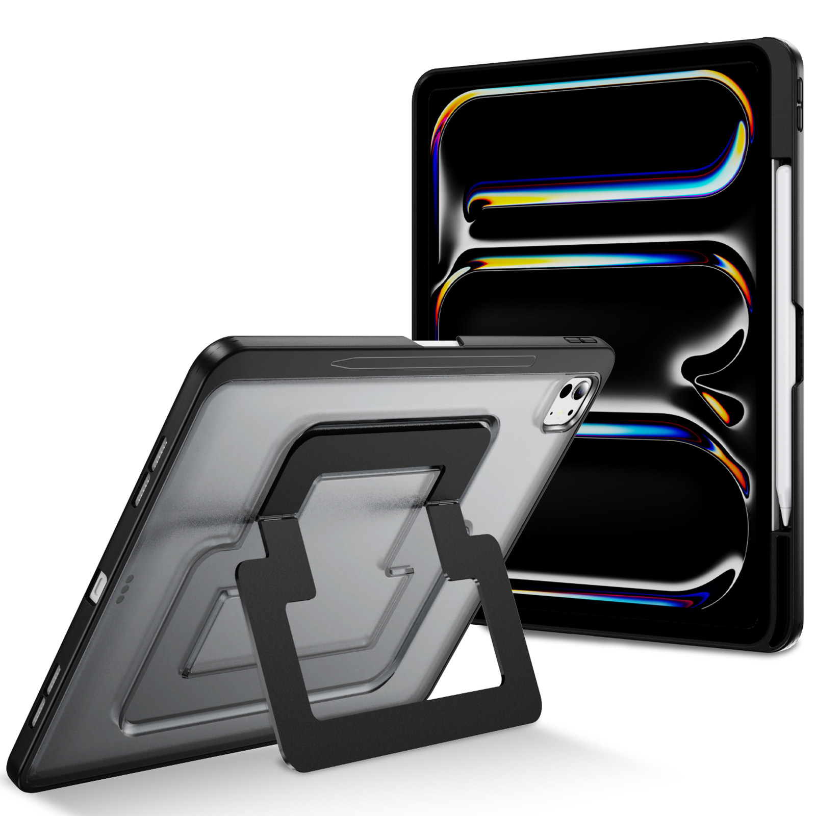 适用2026苹果iPad Air7/8保护套防弯摔Pro13/12.9平板10/11/12代全包边A16/18软壳mini6硅胶10.9寸金属5支架4