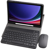 适用2025三星Tab X730软壳X736B皮套S7全包S8 FE平板SM S11保护套带笔槽蓝牙键盘S10 Lite触摸板鼠标11英寸S9