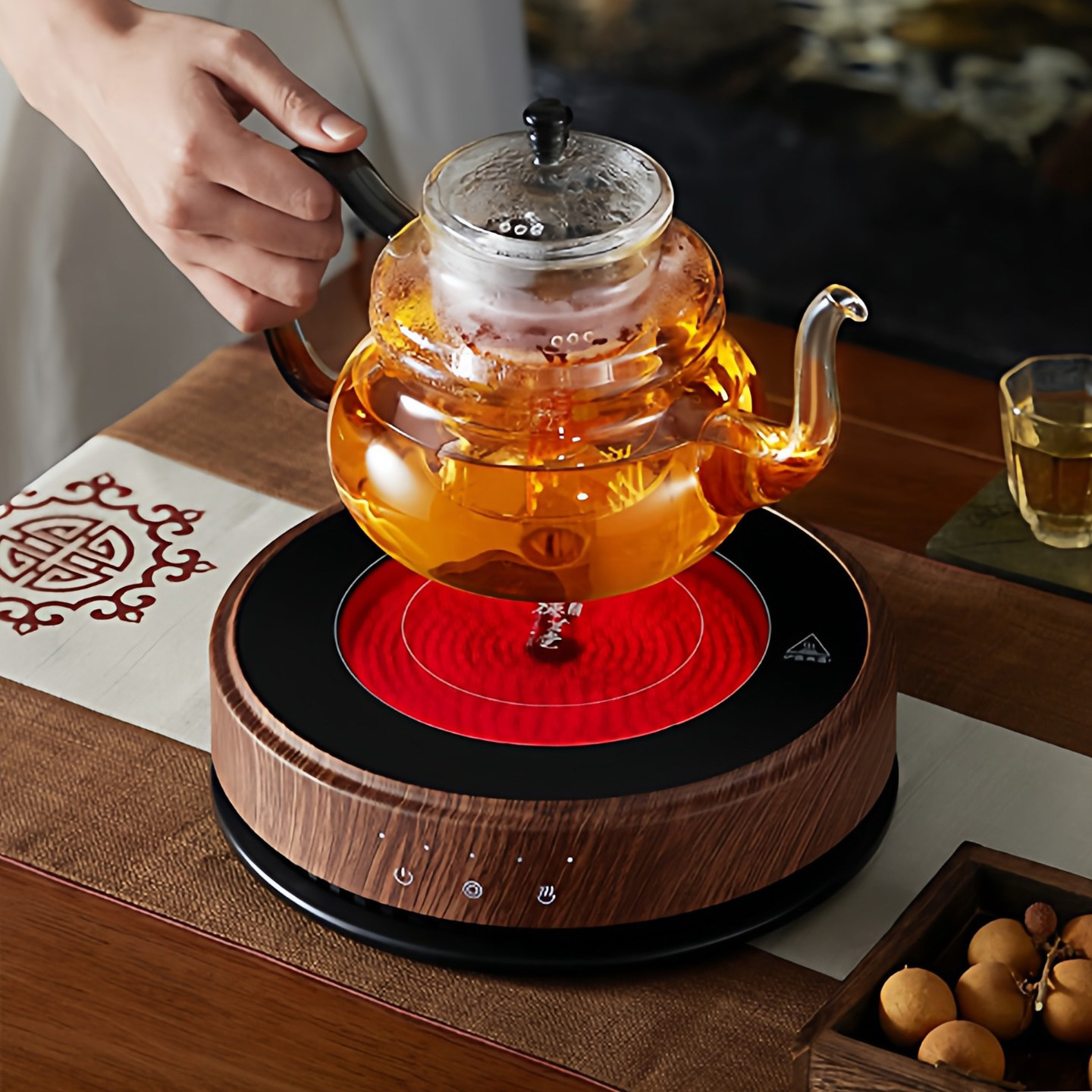 德茗堂电陶炉煮茶壶专用烧水煮茶炉家用围炉电蒸煮茶器整套装茶具,厨房电器,电磁炉/陶炉,淘宝优惠券,粉丝福利购,淘宝优惠卷