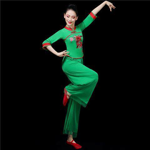 特价广场舞服装夏季新款套装中老年秧歌服女民族风古典舞蹈演出服