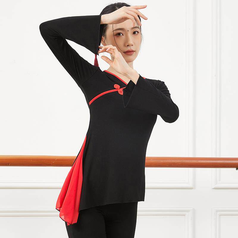 特价中老年广场舞新款上衣中国风舞蹈服装夏季莫代尔古典舞跳舞衣