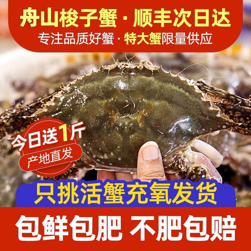 东半山舟山梭子蟹清蒸一口鲜