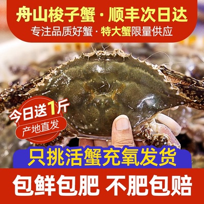 东半山舟山梭子蟹清蒸一口鲜
