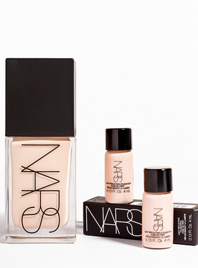 纳斯nars超方瓶粉底液小样亚洲新色L0.5L1.5L1.25L1.75试用装4ml