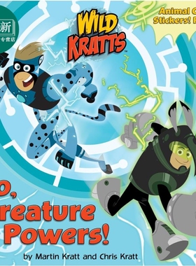 Go, Creature Powers! - 8X8 动物兄弟：野生的力量 动物科普 低幼亲子分级阅读科普绘本 平装 英文原版 3-6岁