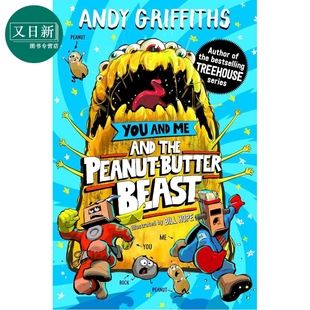 Butter 冒险无限2 and 7岁以上 又日新 预售 Treehouse树屋同作者 the You 英文原版 Beast Peanut 精装 爆笑冒险故事