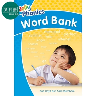 English 又日新 Word 英式 英语版 快乐自然拼读单词库 Phonics Bank 英语字母发音词汇例句阅读拼写练习 预售 British Jolly