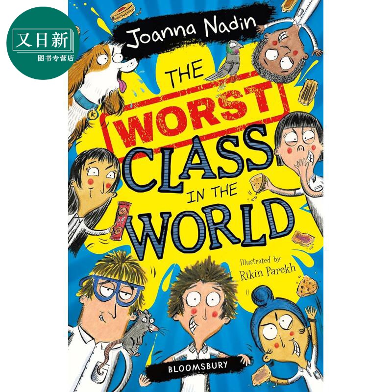 爆笑连连的班级1 The Worst Class in the World 英文原版进口 爆笑青少年小说 插图章节故事书 儿童文学 7岁以上 又日新