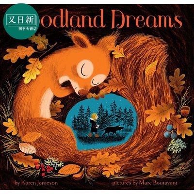 Marc Boutavant：Woodland Dreams 梦境丛林 精品绘本 低幼亲子故事绘本睡前读物 精装 英文原版 3-6岁