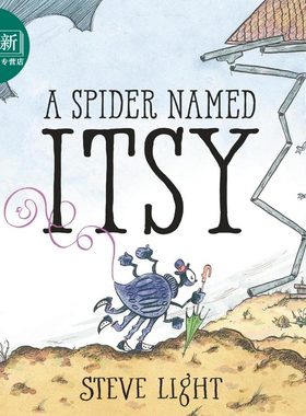 一只名叫 Itsy 的蜘蛛 A Spider Named Itsy 英文原版 儿童绘本 动物故事图画书 精装 进口童书 3-6岁 友谊故事 又日新