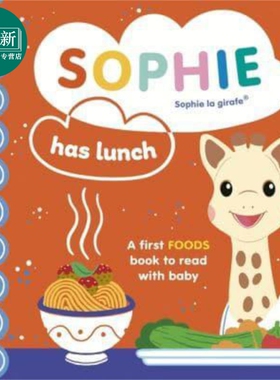 Vulli：Sophie Has Lunch 索菲的午餐 英文原版 进口原版 0岁到5岁 儿童纸板书 Ruth Symons