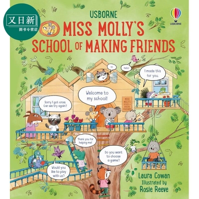 莫莉小姐的礼仪学校如何交朋友Miss Mollys School of Making Friends英文原版 儿童知识绘本 生活百科图画书精装 又日新