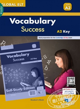 Vocabulary Success A2 Key Self-study Edition Global ELT词汇成功A2重点自学套装 含答案 7-12岁
