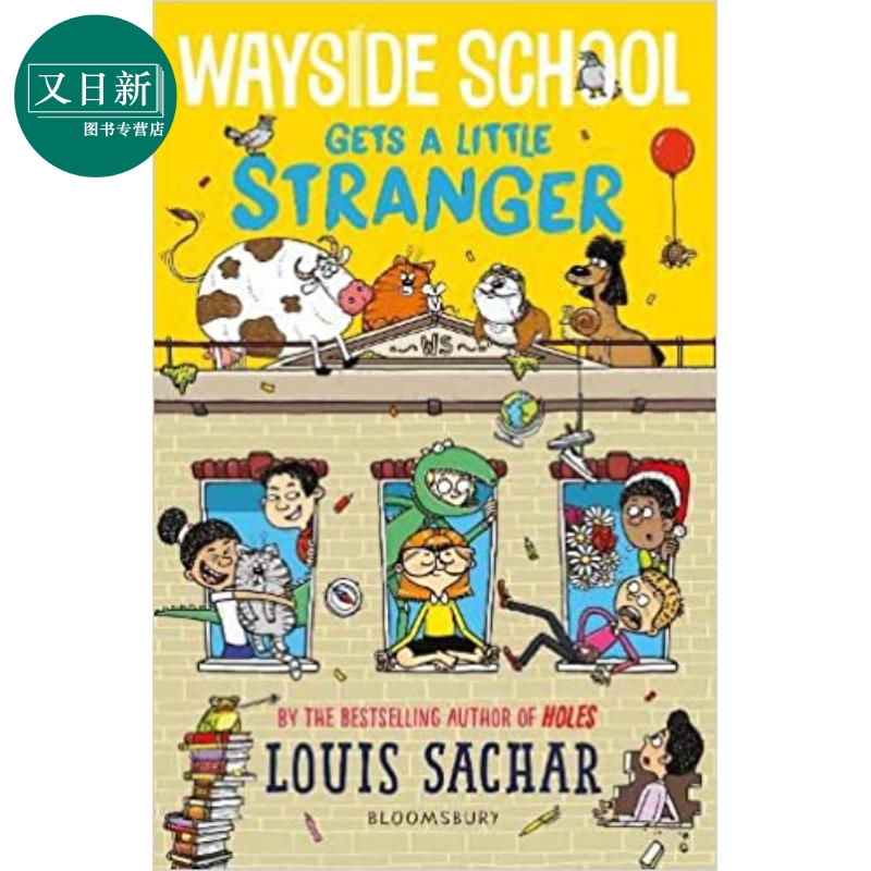 Wayside School Gets a Little Stranger歪歪路小学3新来的代课老师英文原版儿童绘本幽默故事 Louis Sachar又日新