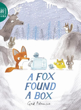 狐狸发现了盒子 Ged Adamson A Fox Found A Box 英文原版 儿童绘本 动物故事图画书 精品绘本 进口儿童读物 又日新