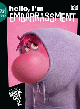 DK头脑特攻队2 尴尬 Disney Inside Out 2 Hello I'm Embarrassment 英文原版 儿童情绪读物 精装 英语绘本童书 又日新