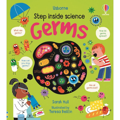 Step inside Science Germs 走进科学病菌 英文原版儿童绘本 科普图书 6到9岁 又日新