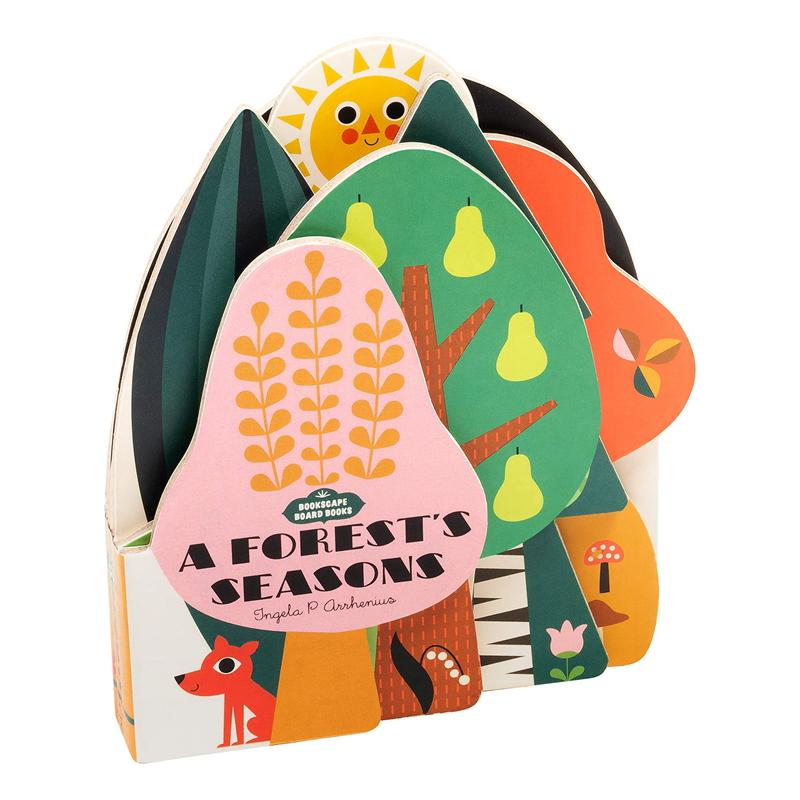 森林四季Bookscape Board Books A Forest's Seasons 异形纸板书