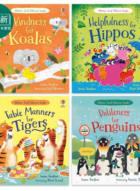 尤斯伯恩教养绘本系列合集 良好行为指南品德培育 英文原版 Politeness for Penguins Table Manners for Tigers 又日新