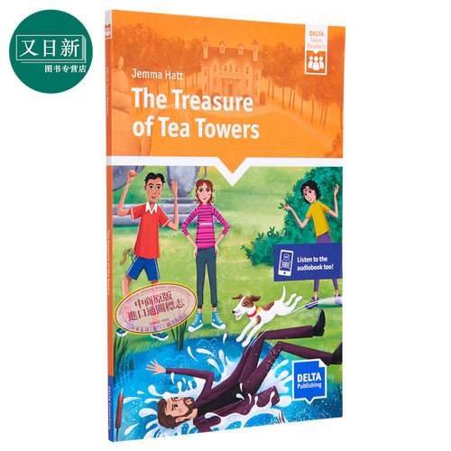The treasure of Tea Towers Level 4, A1+ Delta Team Readers 茶塔的宝藏 4级 A1+读物 英文原版进口 英语学习 又日新