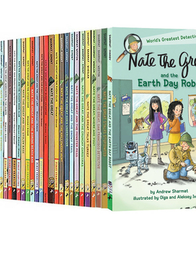 了不起的小侦探内特 英文原版 Nate The Great 汪培珽书单推荐 儿童桥梁章节小说书 大侦探内特 课外英语读物