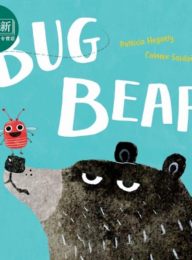Carmen Saldana：Bug Bear 熊身上的甲壳虫 英文原版 进口图书 亲子故事绘本 儿童读物 4-6岁